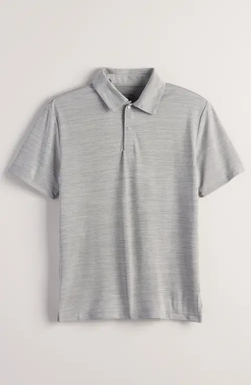 Mélange Piqué Knit Performance Polo by Nordstrom