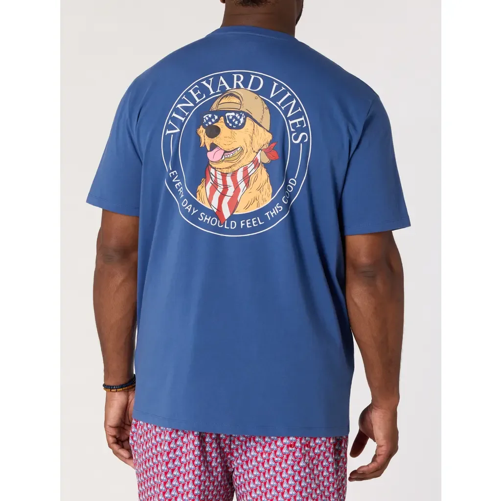 Americana Dog Pocket T-Shirt by vineyard vines