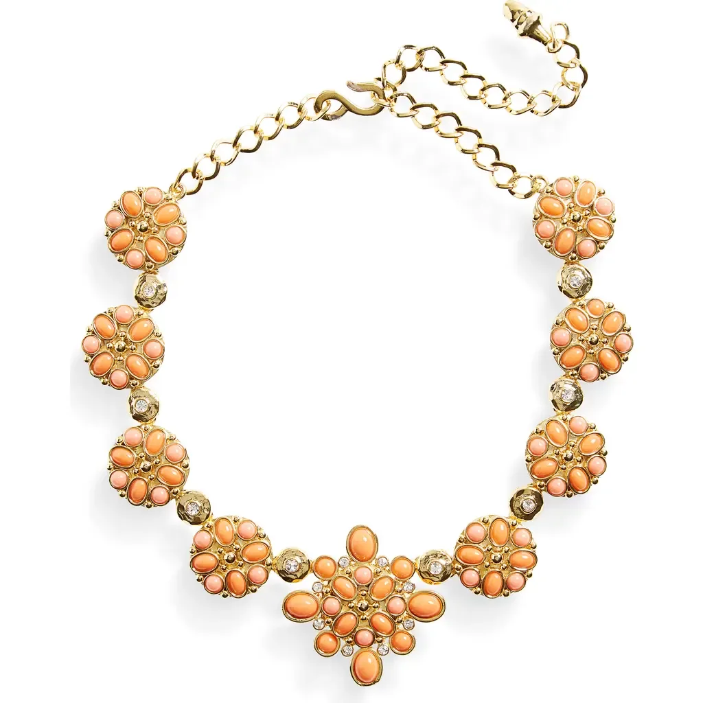 Medallion Frontal Necklace by Kenneth Jay Lane