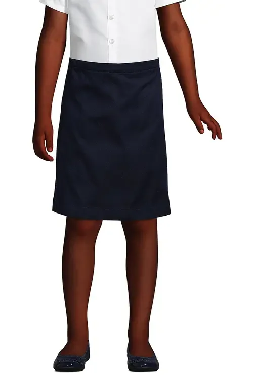 School Uniform Blend Chino Skort Top of Knee by Lands' End