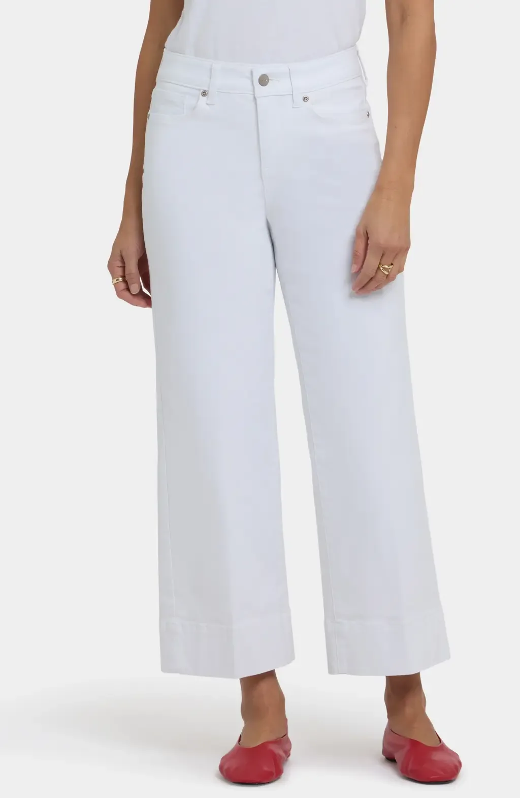 Teresa High Waist Wide Leg Ankle Jeans