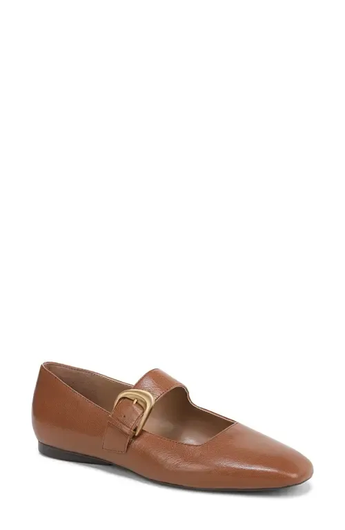 Cosmic Mary Jane Flat - Wide Width Available in Chocolate Suede