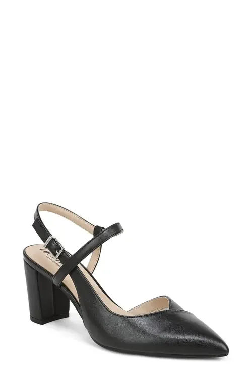Raelynn Slingback Half D'orsay Pointed Toe Pump