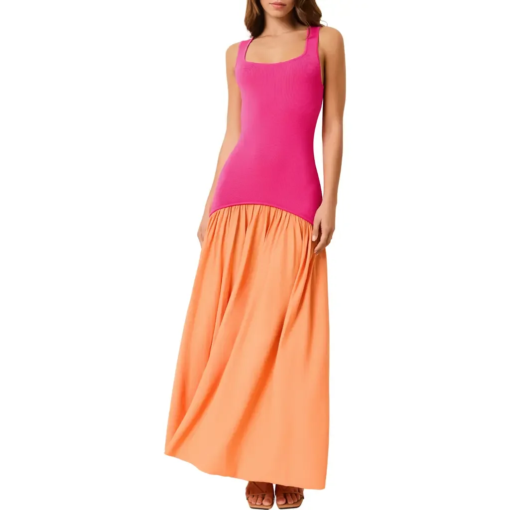 The Camila Two-Tone Dress by Solid & Striped