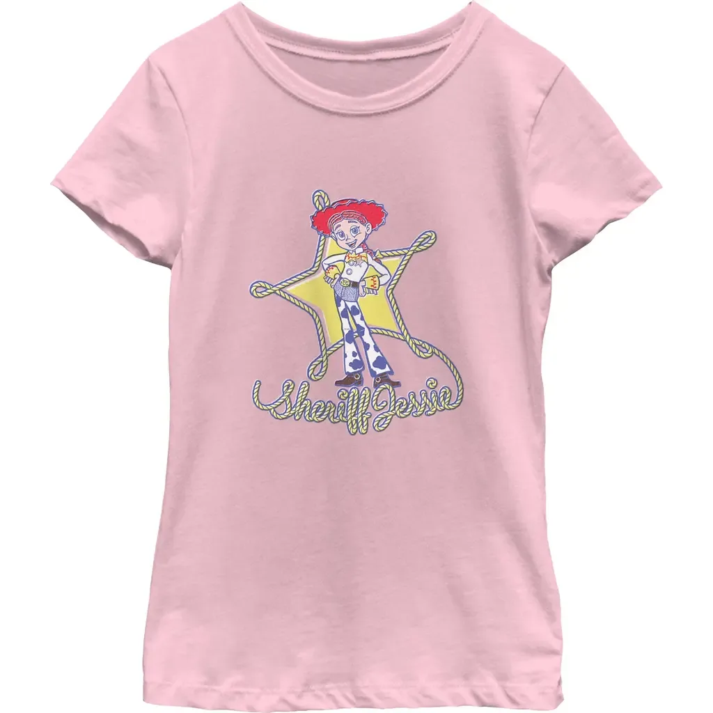 Sheriff Jessie Icon Graphic Short Sleeve T-Shirt by Toy Story 5