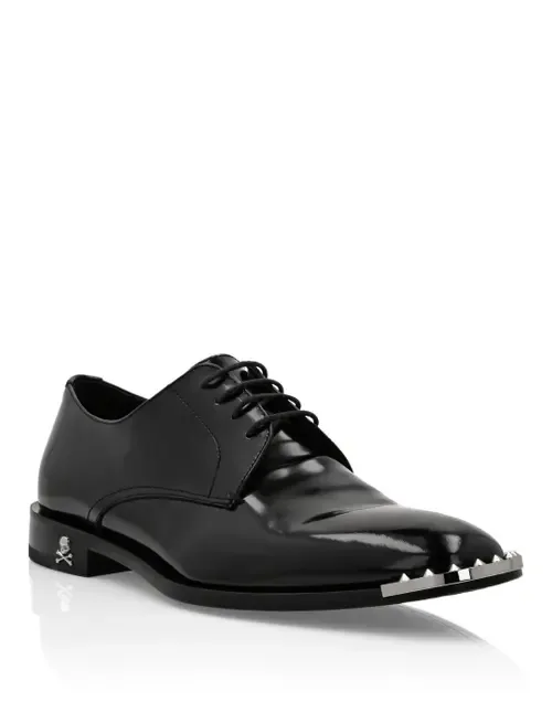 Leather Derby Shoes by PHILIPP PLEIN