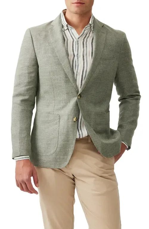 The Cascades Slub Linen & Wool Sport Coat by Rodd & Gunn
