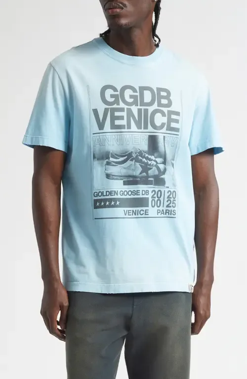 Journey Regular Fit Graphic T-Shirt by Golden Goose