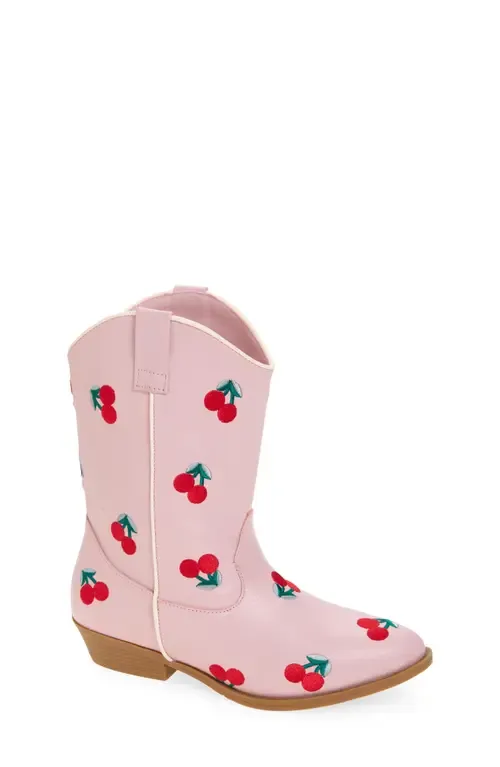 Cher Cherry Embroidered Western Boot by Tucker + Tate