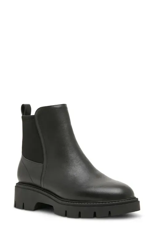 Kyra Waterproof Lug Sole Chelsea Boot in Chocolate Suede