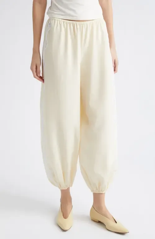 Tabitha Lace Trim Balloon Pants by POSSE