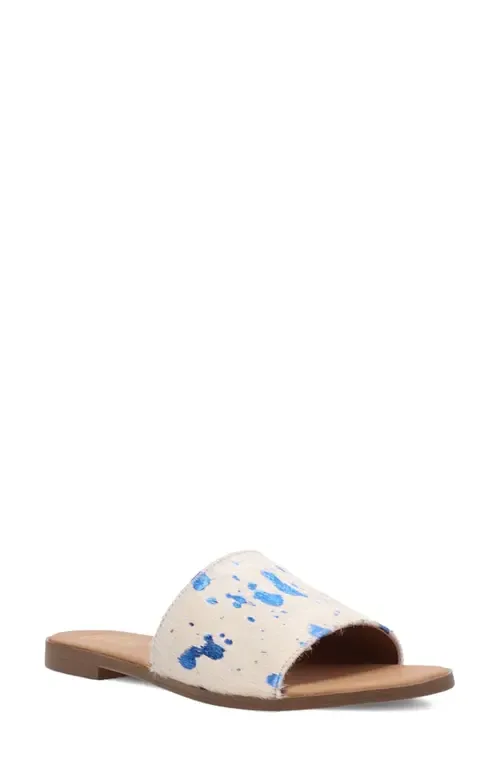 Moo Moo Genuine Calf Hair Slide Sandal by Dingo