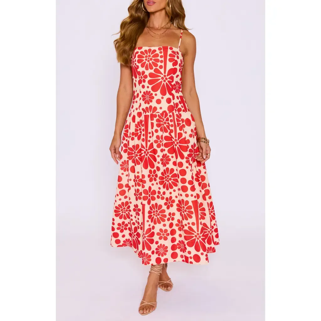 Meadows Sleeveless Fit & Flare Maxi Dress by VICI Collection