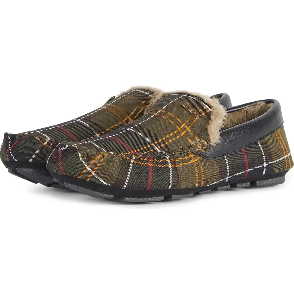Monty Faux Fur Lined Slipper by Barbour