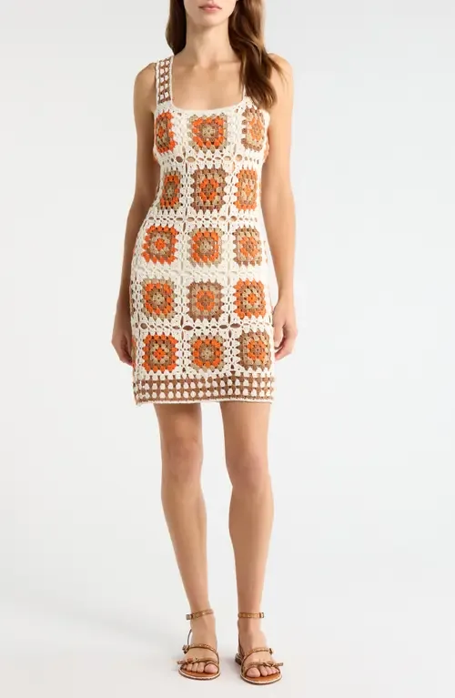 Crochet Cover-Up Dress by Elan