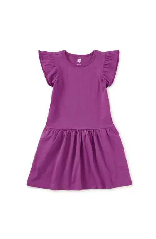 Pom-Pom Flutter Dress by Tea Collection