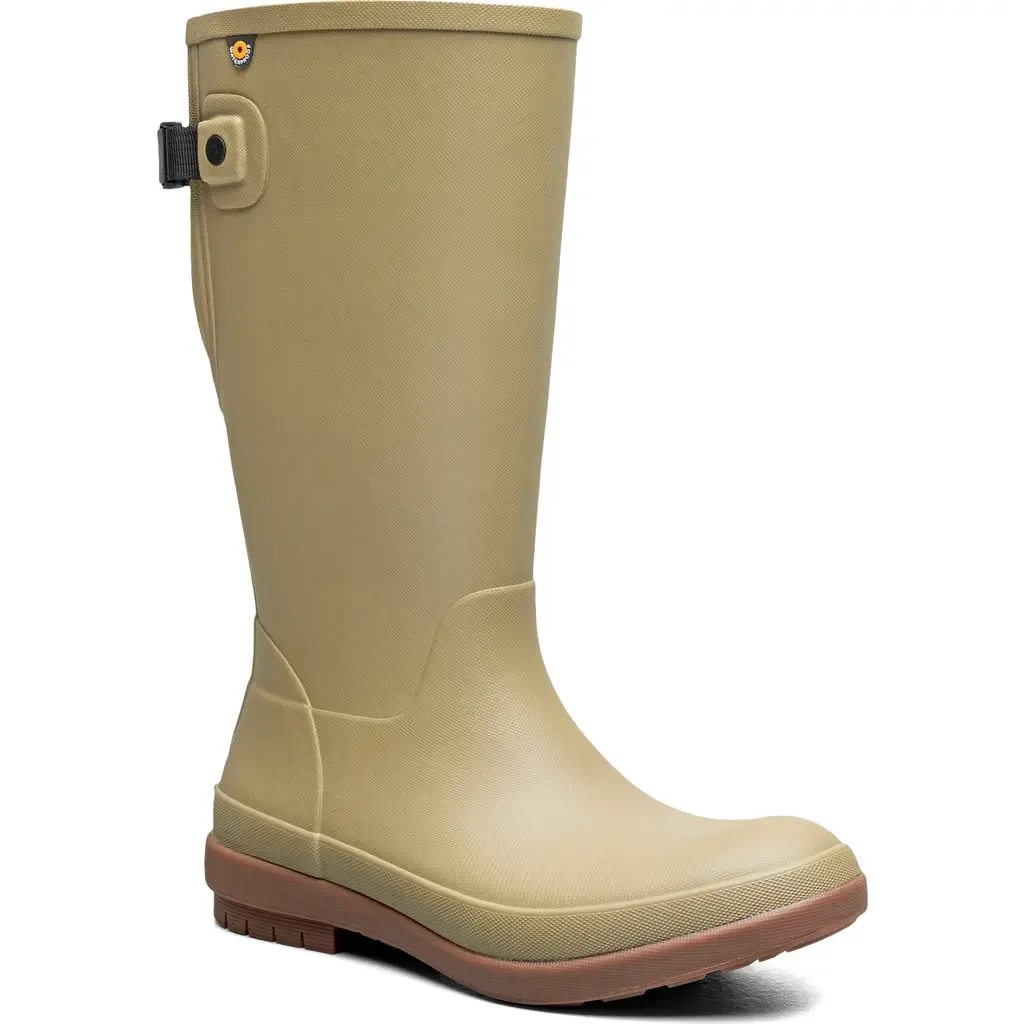 Amanda II Tall Waterproof Adjustable Calf Rain Boot by Bogs
