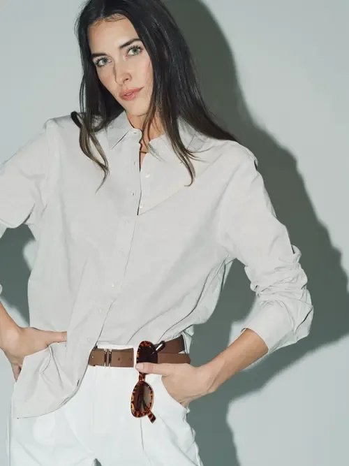 The Washed Linen Shirt by The Shirt by Rochelle Behrens
