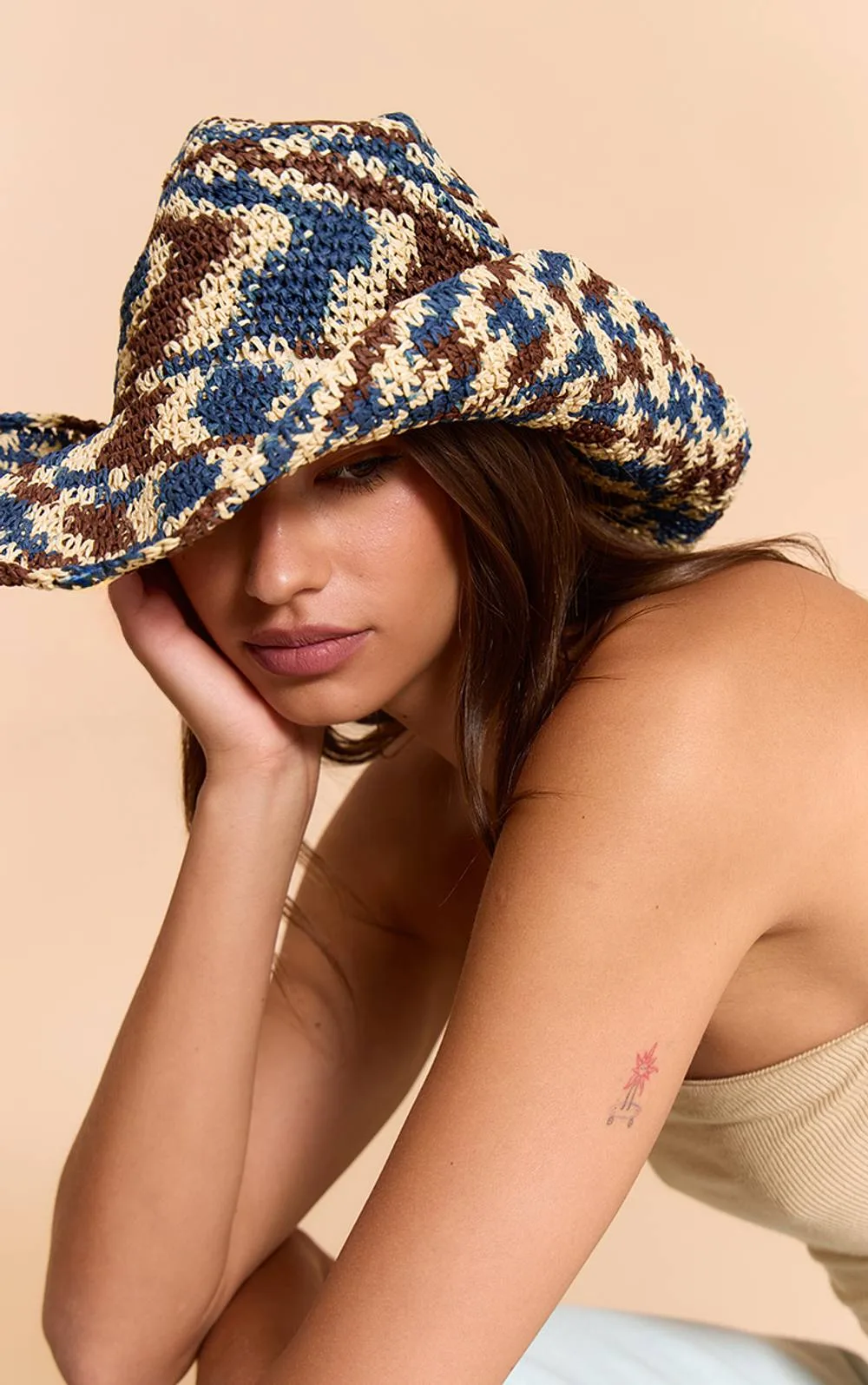 Straw Cowboy Hat by PrettyLittleThing