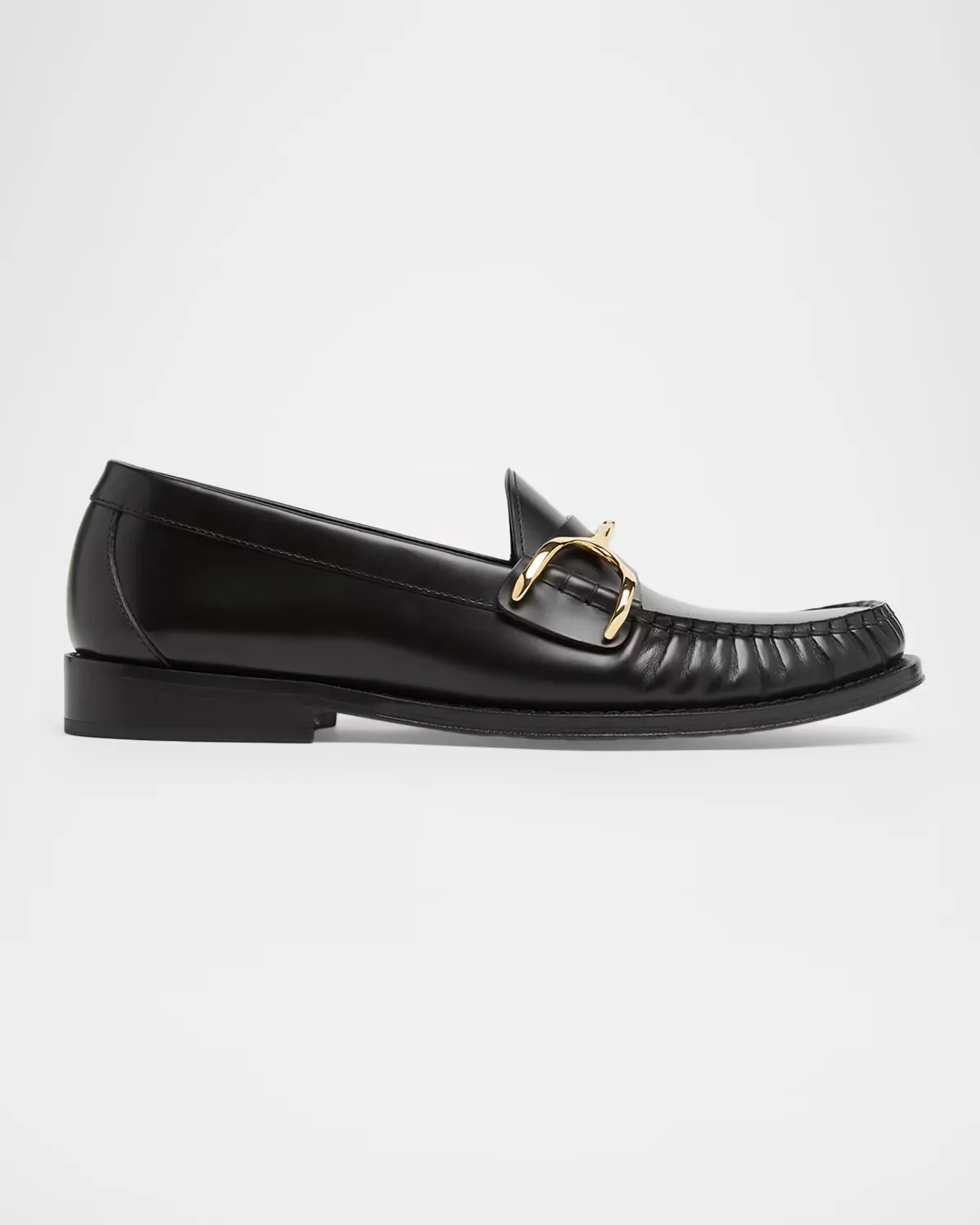Wishbone Leather Moccasin Loafers by McQueen