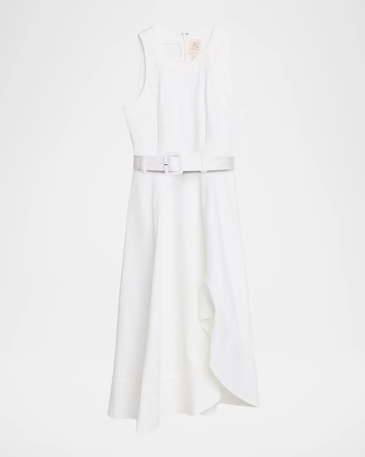 Zelda Sleeveless Denim Midi Dress by Cinq à Sept