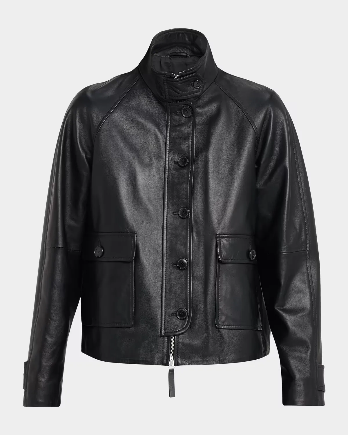 Gio Lambskin Leather Jacket