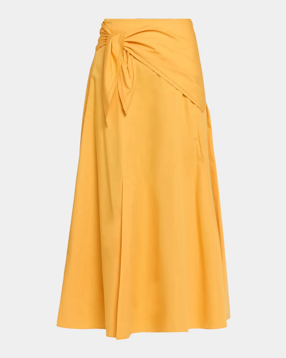 Scarf-Tie Midi Skirt by Vince