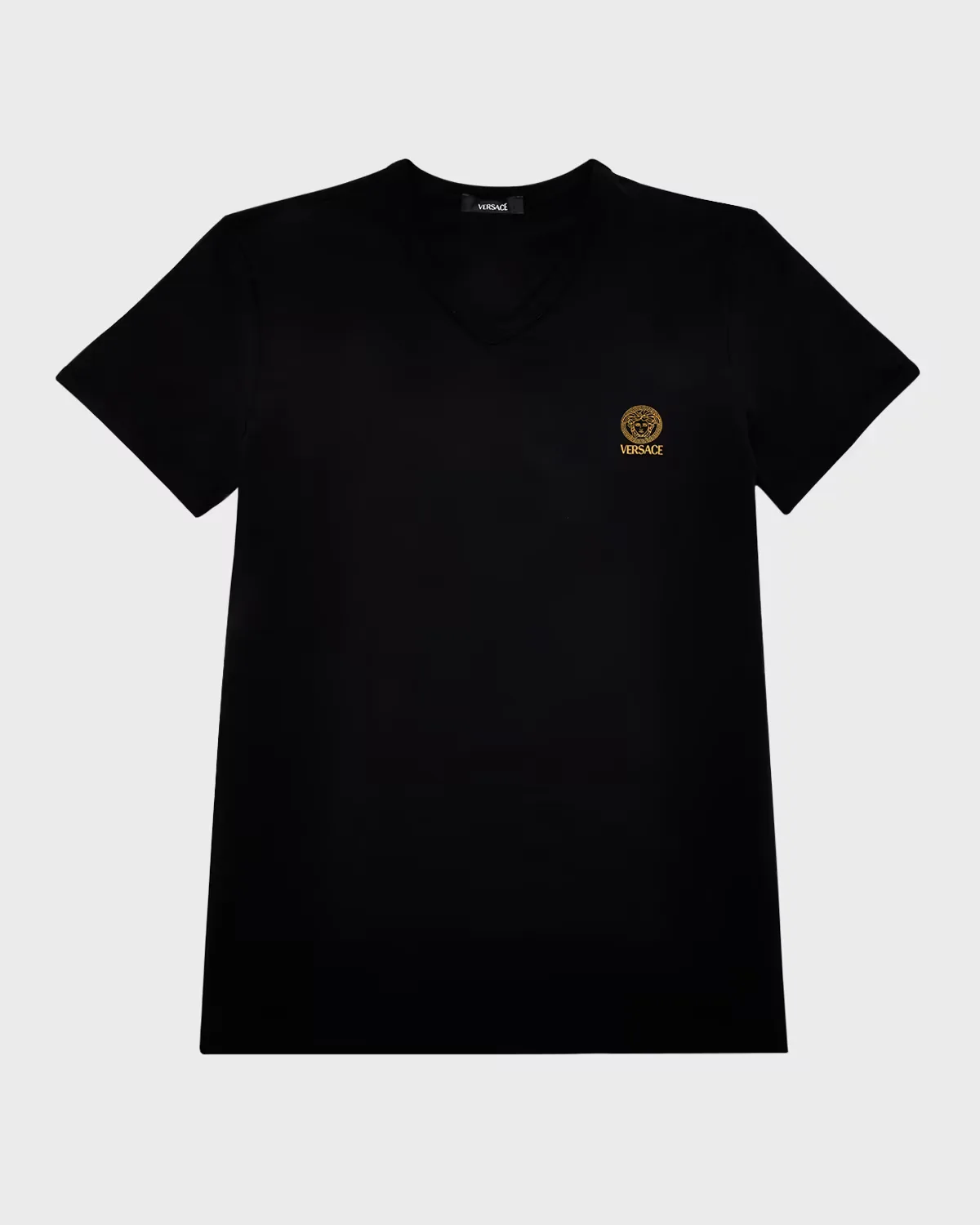 Logo V-Neck T-Shirt by Versace