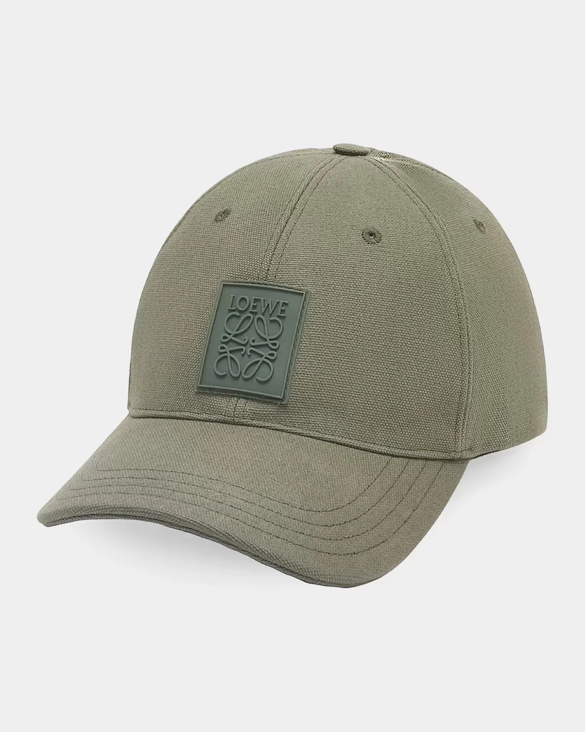 Anagram Patch Cotton Baseball Cap by LOEWE