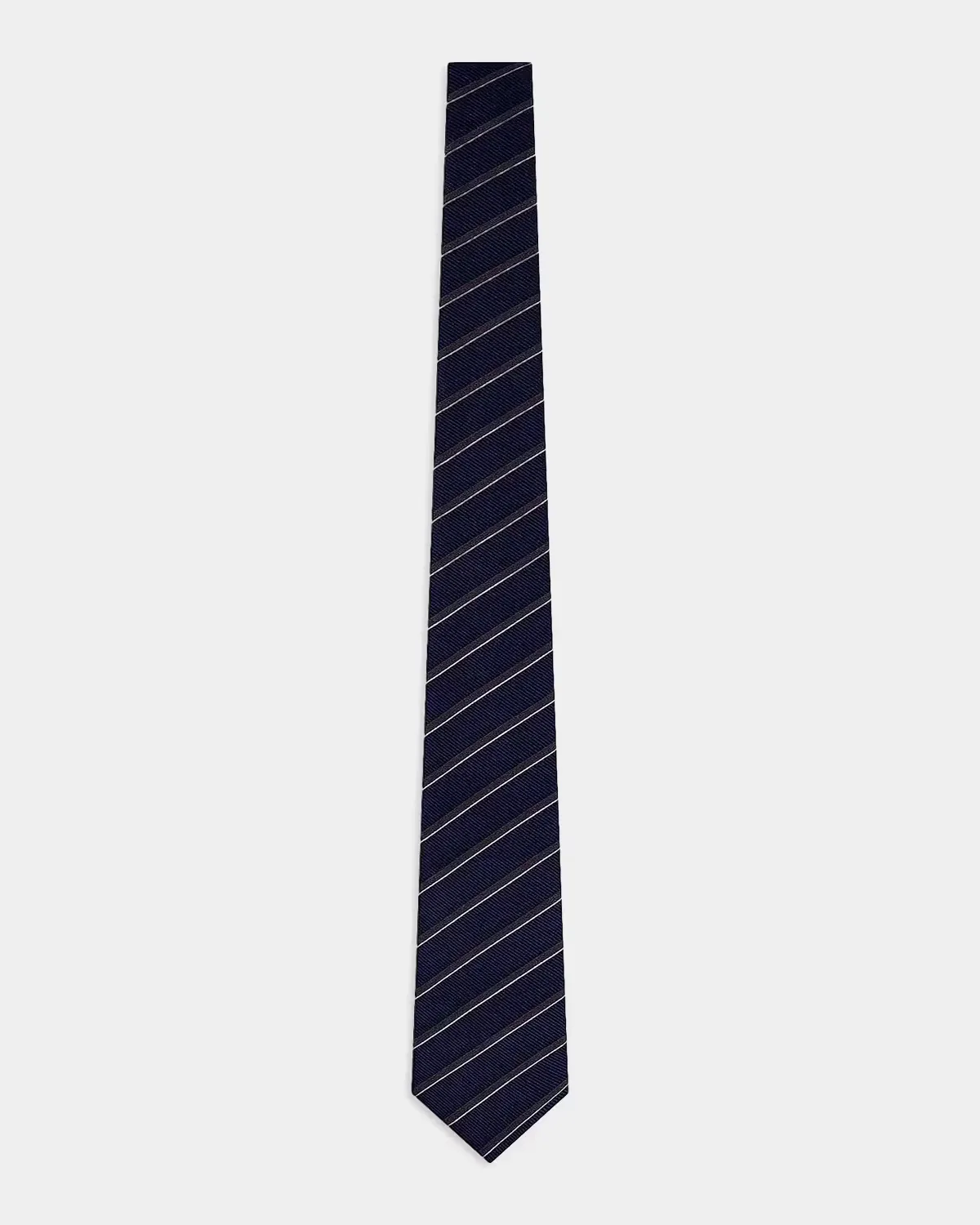 Varsity Striped Silk Tie by Giorgio Armani