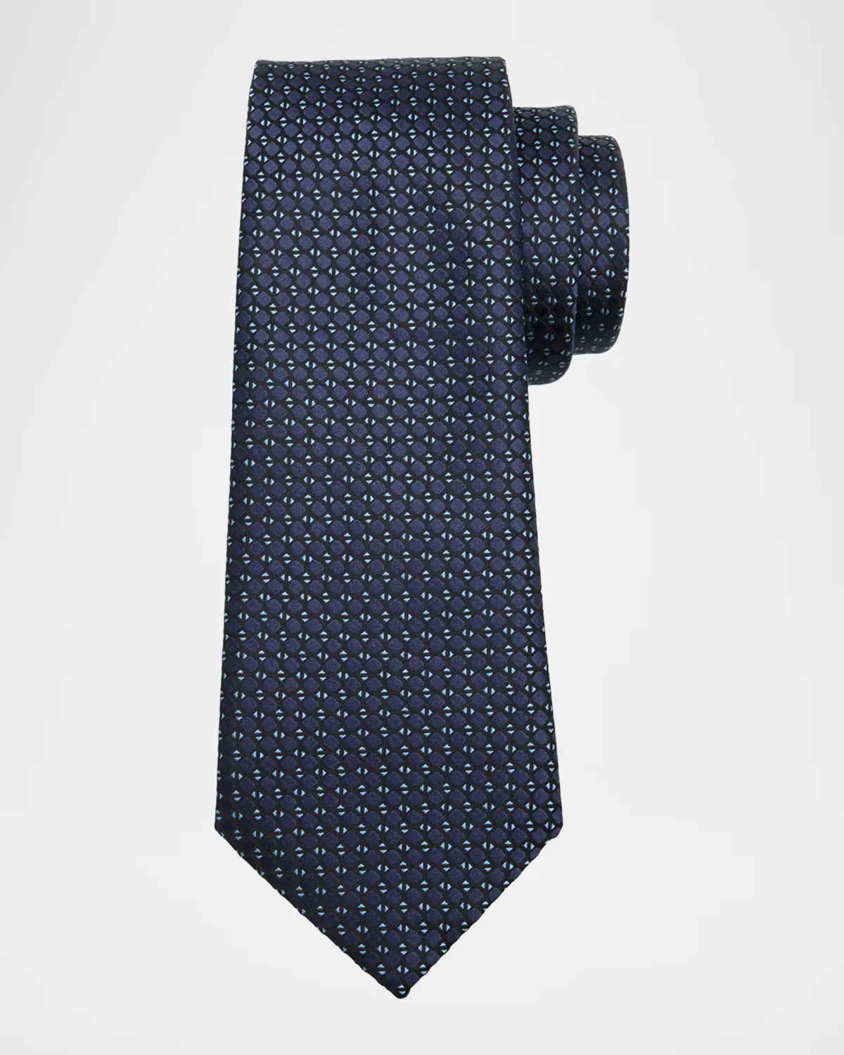 Diamond Jacquard Silk Tie by Giorgio Armani