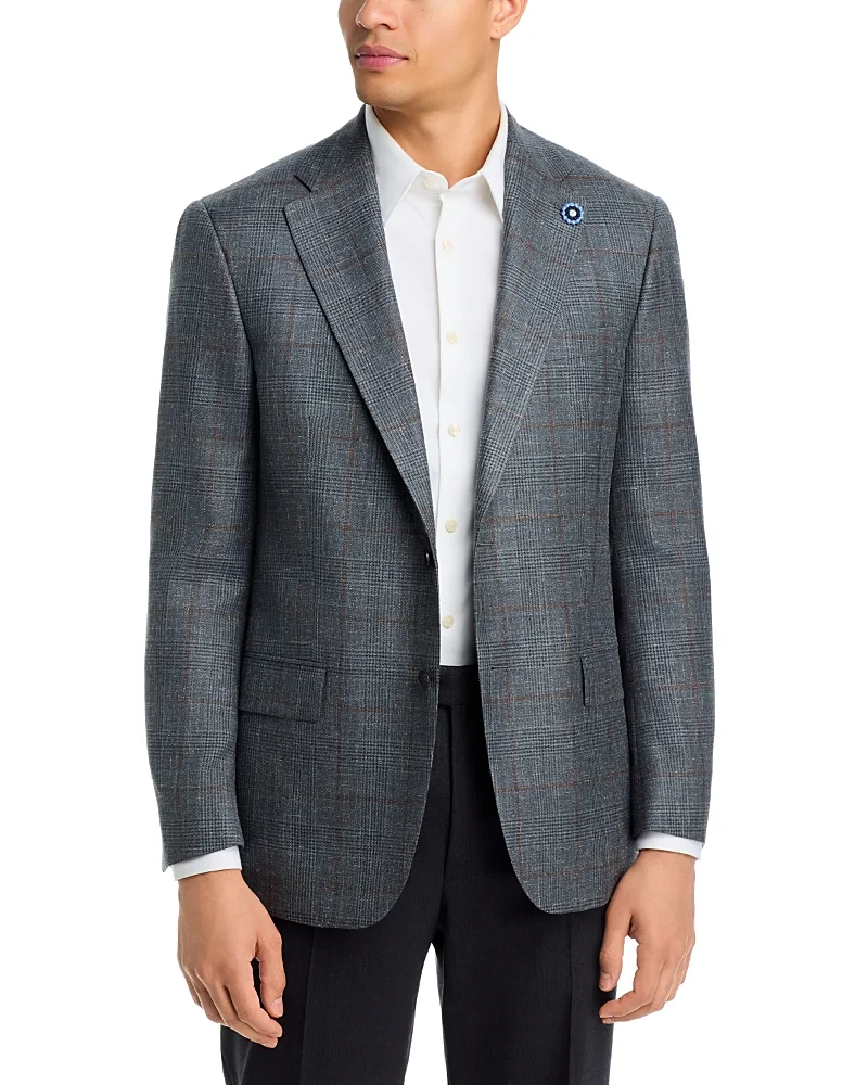 New York Fit Plaid Sport Coat by Hart Schaffner Marx