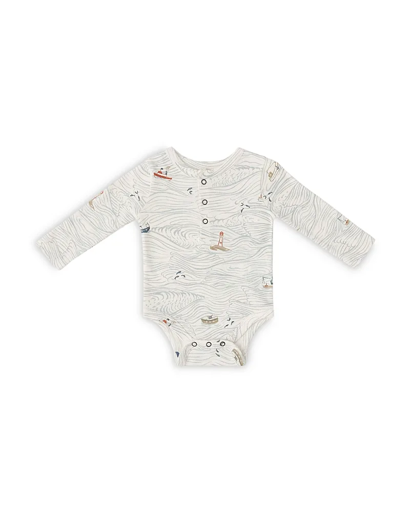 Henley One Piece Bodysuit by Pehr