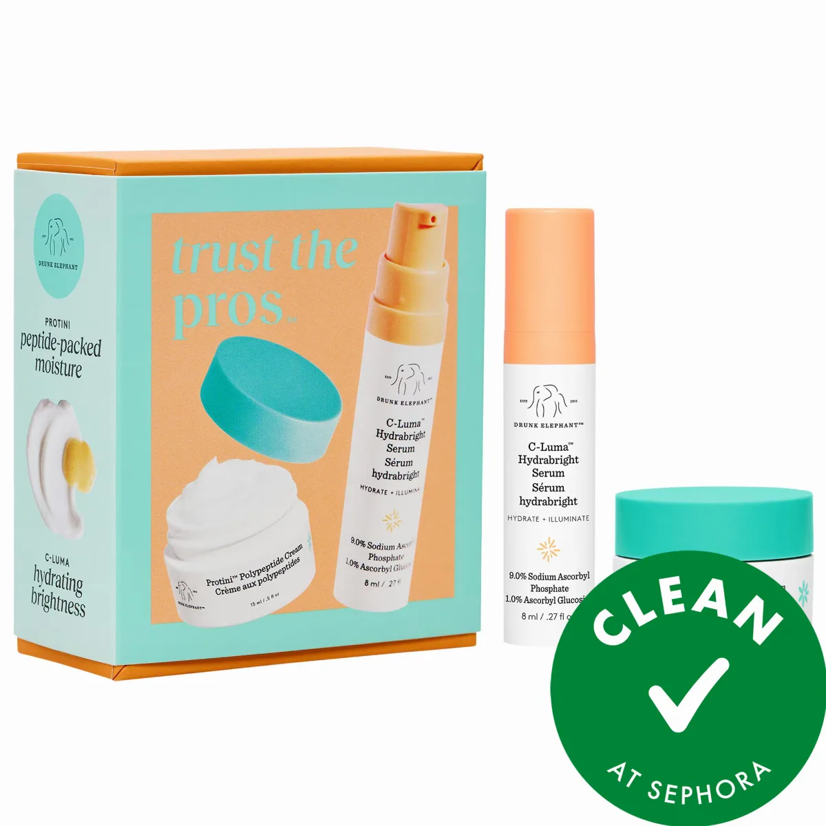 Trust the Pros: Mini Brighten & Firm Gift Set by Drunk Elephant