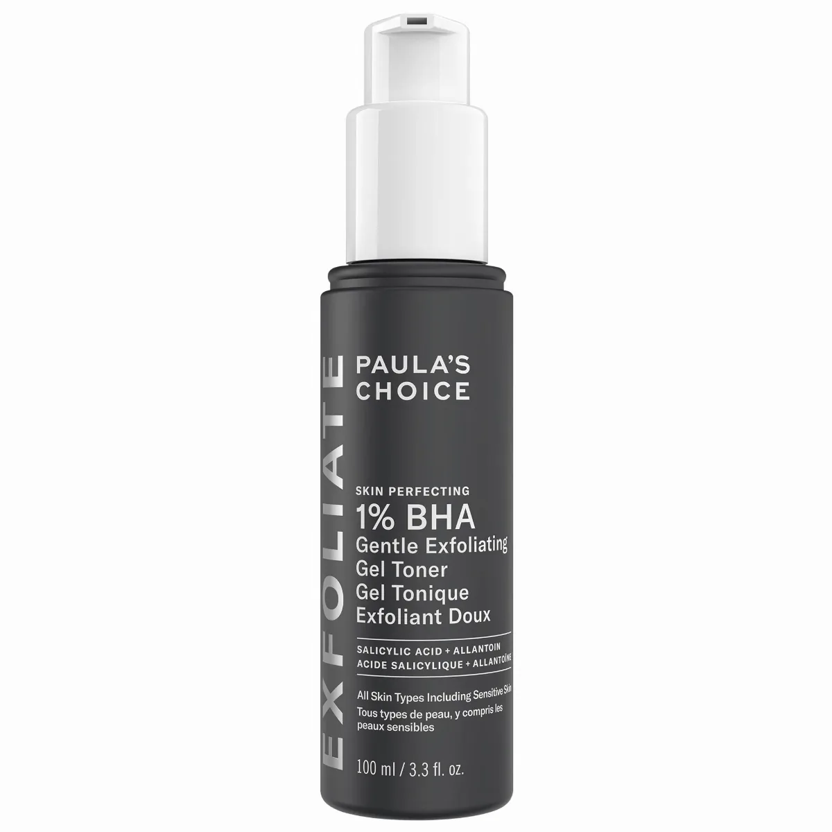 Skin Perfecting 1% BHA Gentle Exfoliating Gel Toner for Sensitive Skin 3.3 oz/100 Ml by Paula's Choice