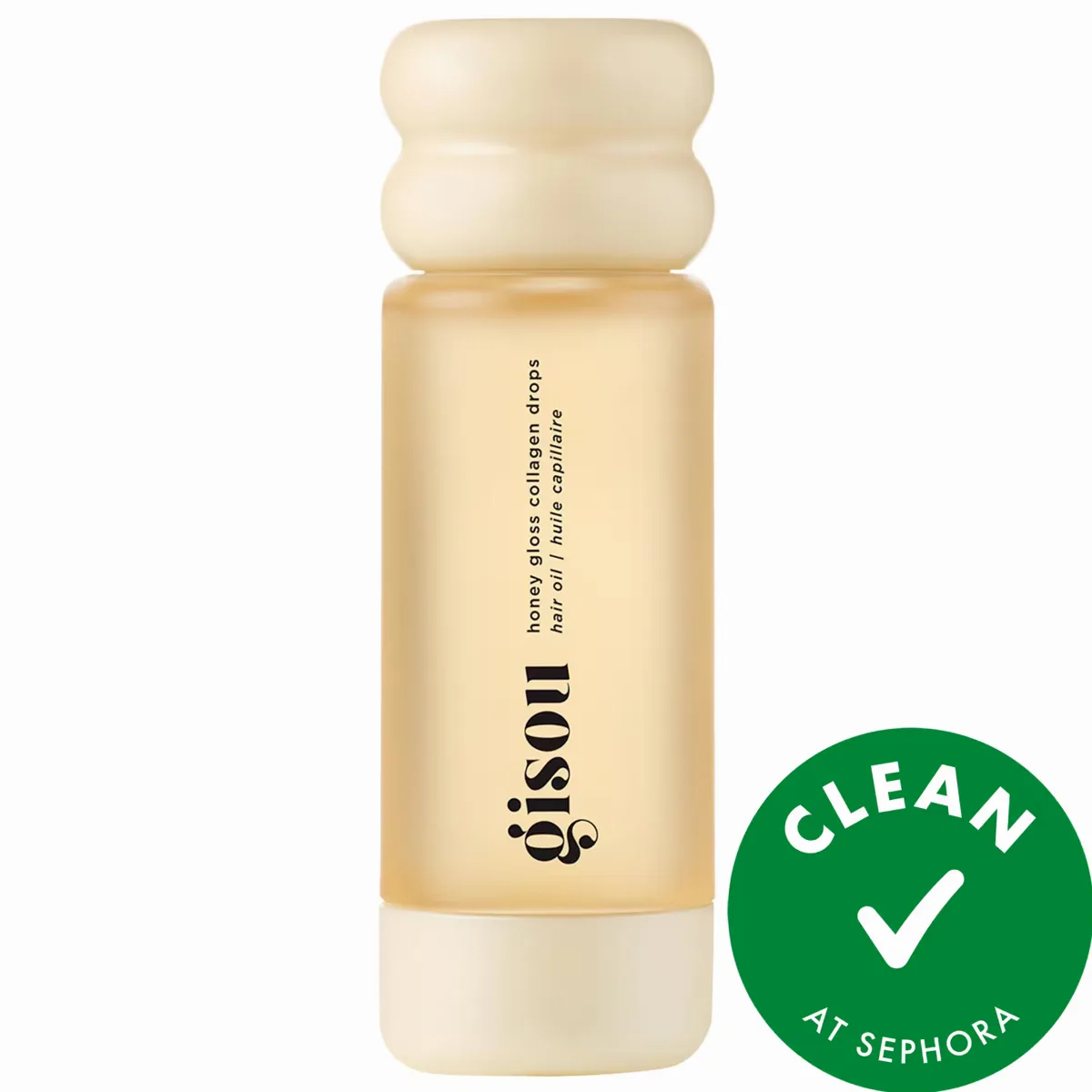 Honey Gloss Collagen Drops Hair Oil for Fine to Medium Hair 0.67 oz/20ml by Gisou