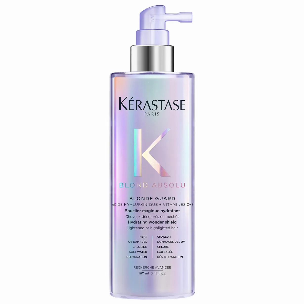 Blond Absolu Blonde Guard Hydrating Leave-In Conditioner Spray with Hyaluronic Acid 6.42 oz/190 Ml by Kérastase