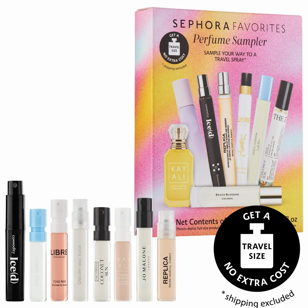 Summer Scents Travel Spray Perfume Sampler Set W/ Redeemable Voucher by Sephora Favorites