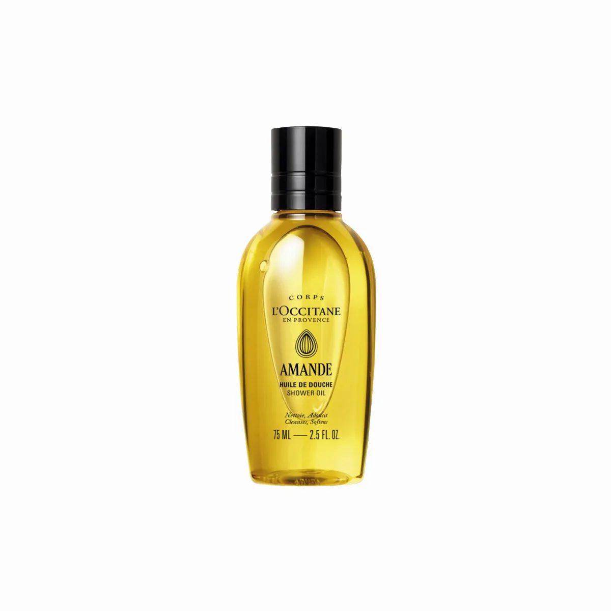 Mini Cleansing and Softening Shower Oil with Almond Oil 2.5 oz/75 mL by L'Occitane
