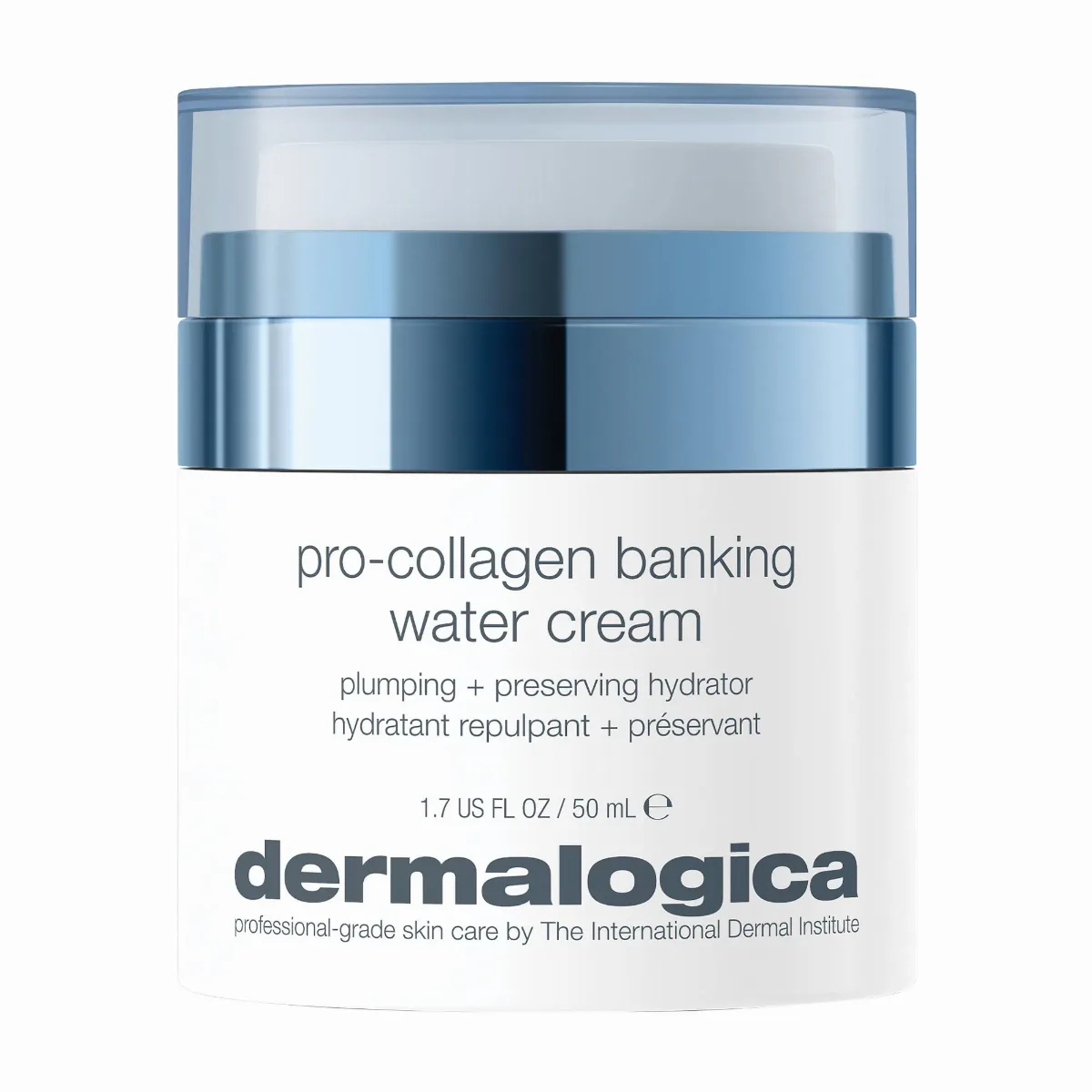 Pro-Collagen Banking Water Cream with Peptide Complex and Collagen Amino Acids for Plumping & Preserving Collagen 1.7 oz/50 Ml by Dermalogica