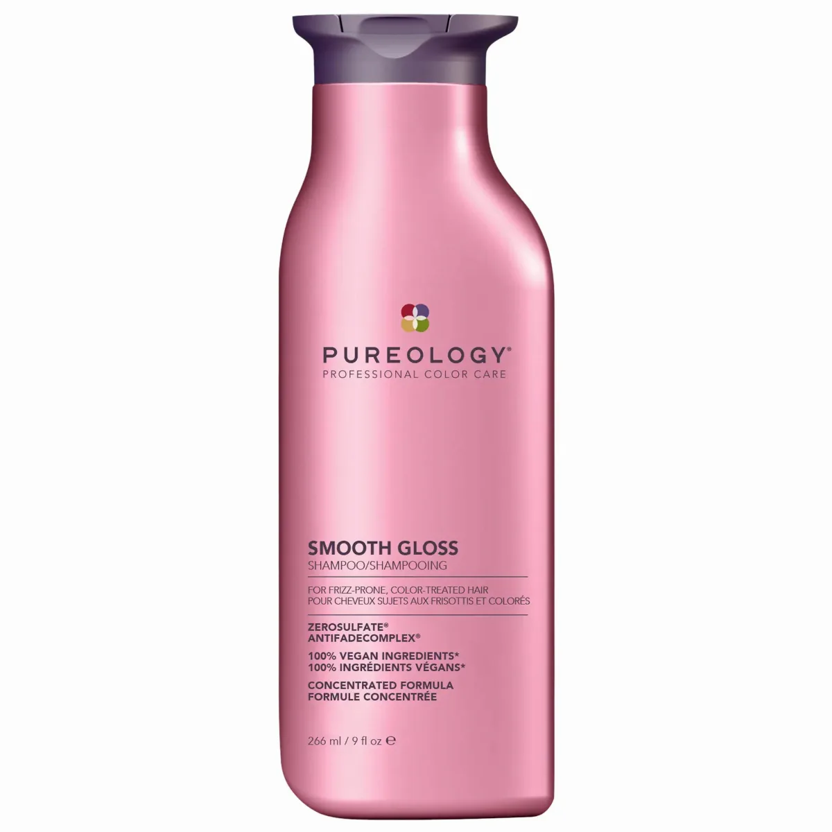 Smooth Gloss Shampoo for Frizz Control & Hair Shine 9 oz/266 Ml by Pureology
