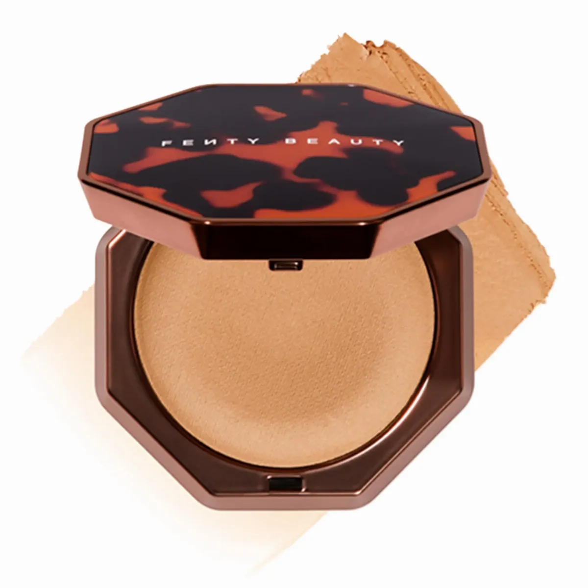 Sun Stalk'r Soufflé Blurring + Blendable Pressed Mousse Cream Bronzer Churro TWIST 0.52 oz/15 G by Fenty Beauty by Rihanna