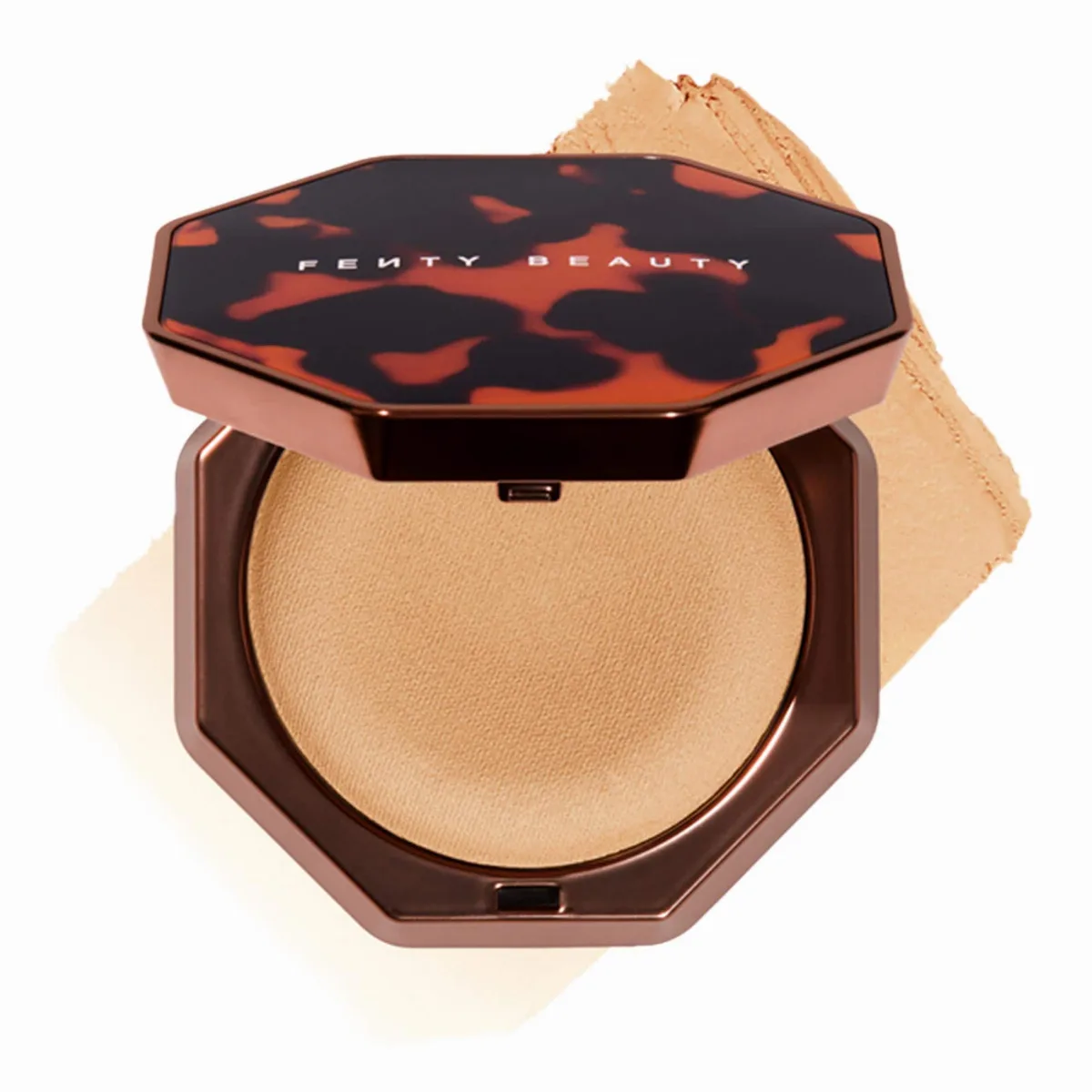 Sun Stalk'r Soufflé Blurring + Blendable Pressed Mousse Cream Bronzer Biscotti 0.52 oz/15 G by Fenty Beauty by Rihanna