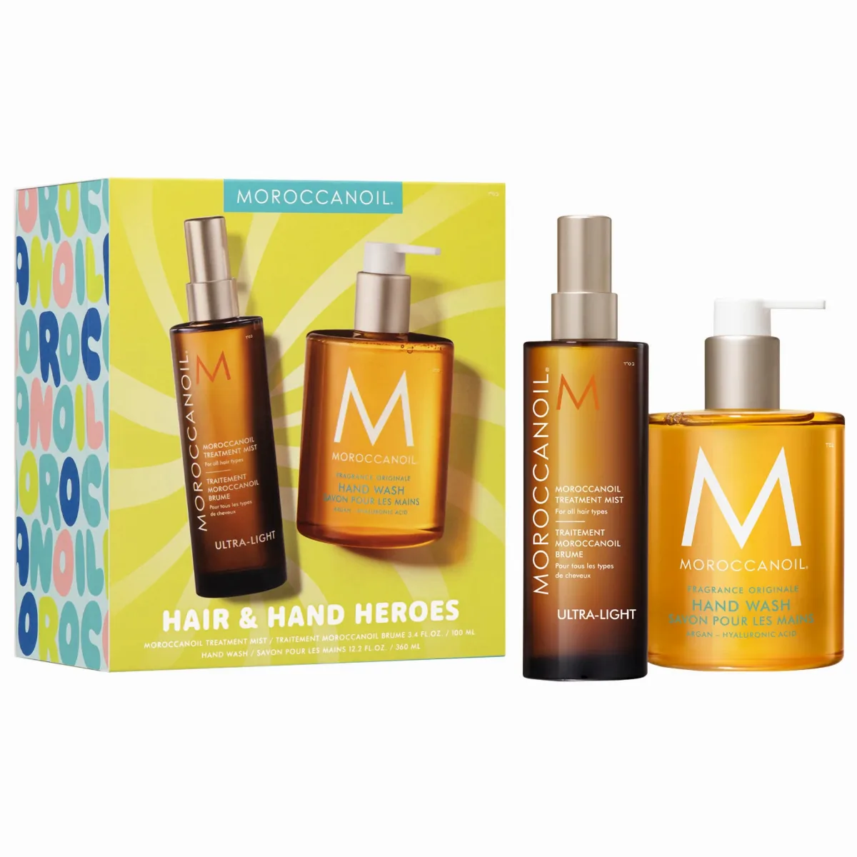 Argan Oil Hair Mist & Hand Wash Gift Set by Moroccanoil