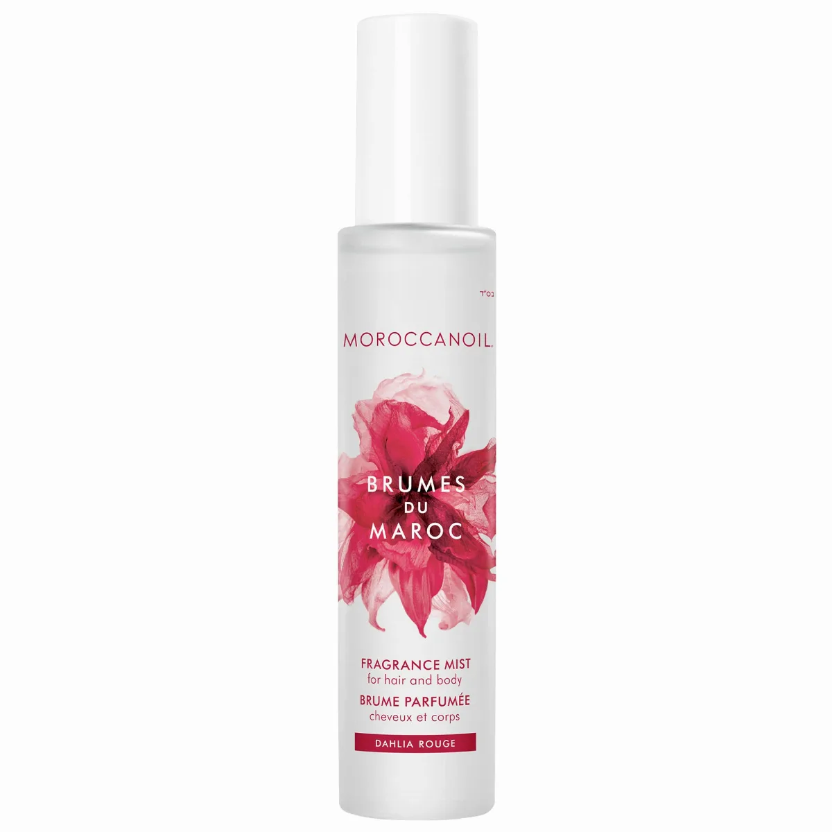 Dahlia Rouge Hair & Body Fragrance Mist with Dahlia Petal & Pearl Tuberose 3.4 oz/100 Ml by Moroccanoil
