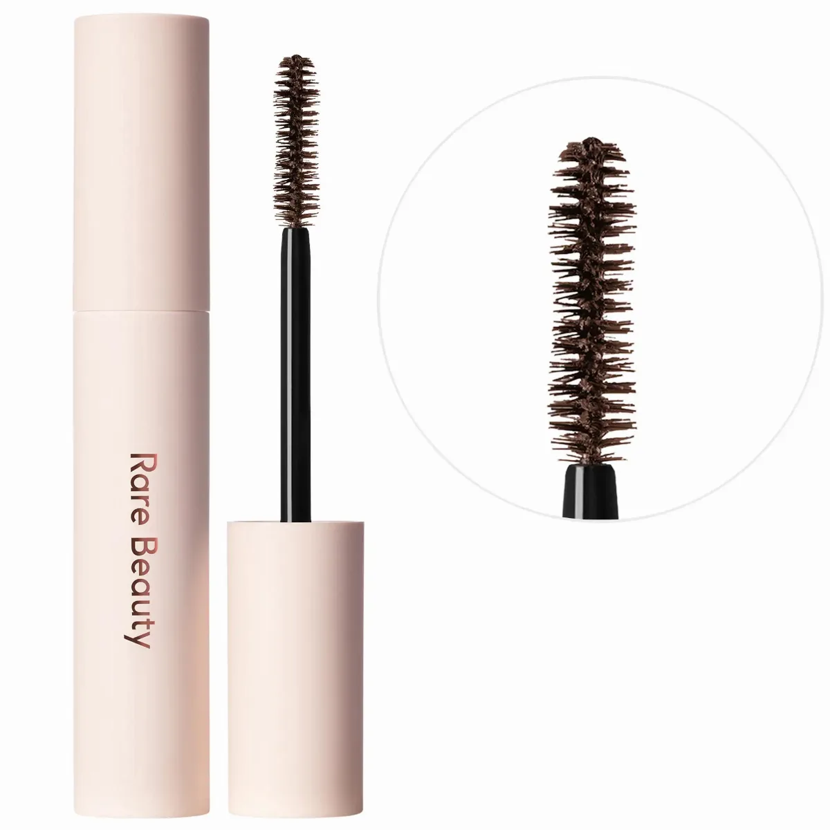 Perfect Strokes Universal Volumizing Mascara Brown 0.45 oz/13.5 mL by Rare Beauty by Selena Gomez
