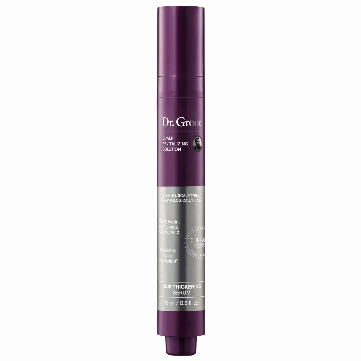 Roll-On Hair Thickening Scalp Serum 0.5 oz / 15 Ml by Dr. Groot