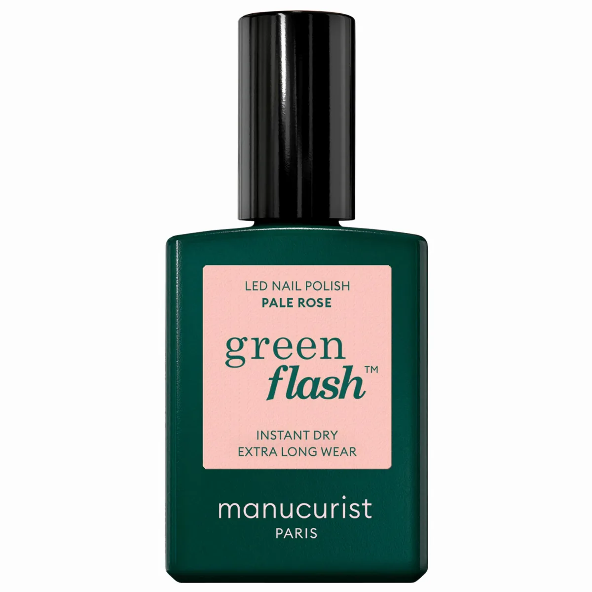 Green Flash LED Gel Nail Polish Color Pale Rose 0.5 oz / 15 mL by Manucurist