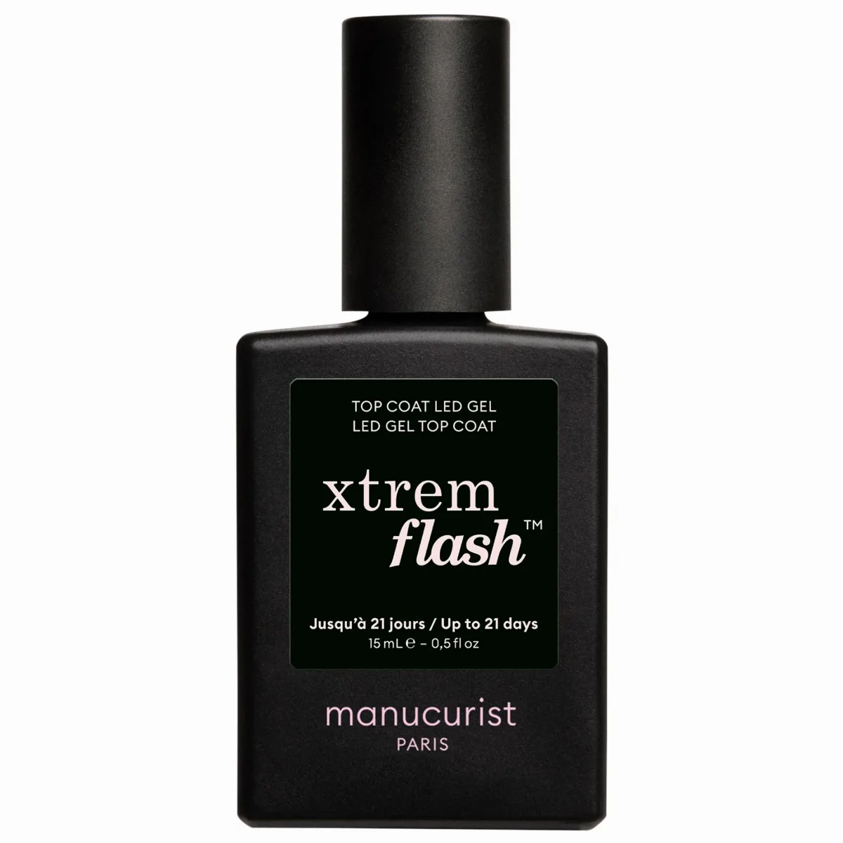 Xtrem Flash Long-Lasting Gel Nail Polish Top Coat 0.5 oz / 15 mL by Manucurist