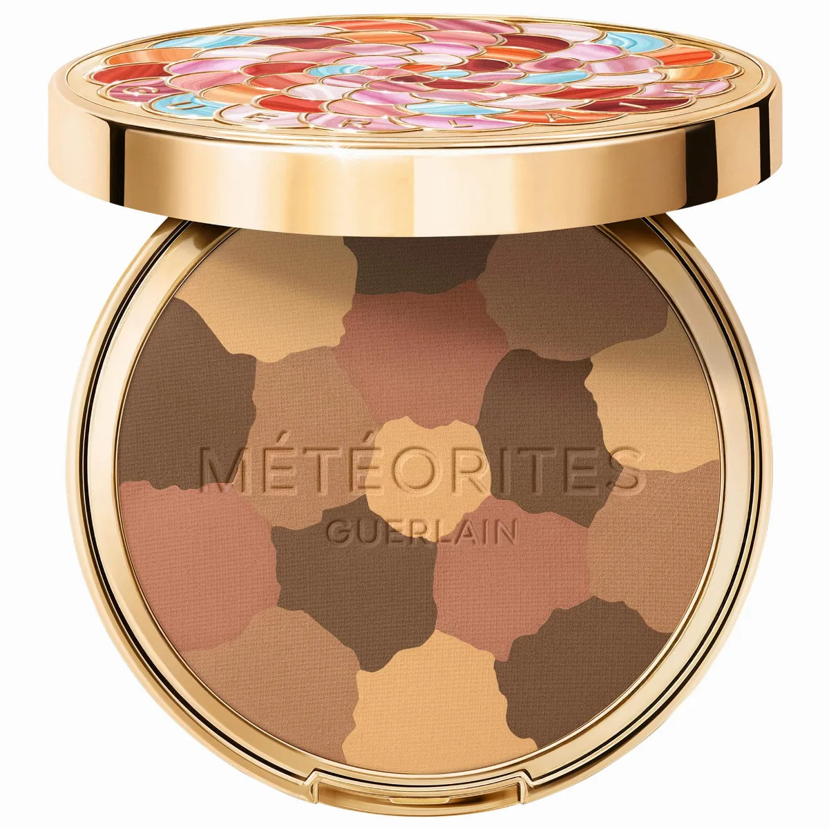Meteorites Blurring & Mattifying Matte Pressed Powder 04 Amber 0.3 oz / 8.5 G by GUERLAIN